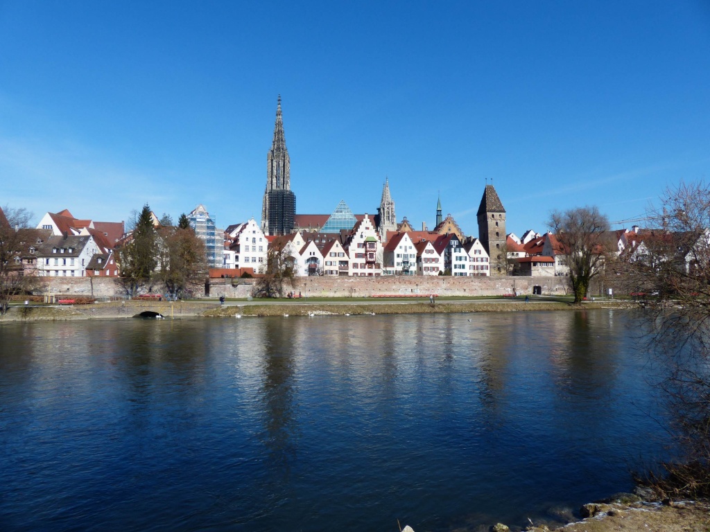 Ulm Panorama an der Donau